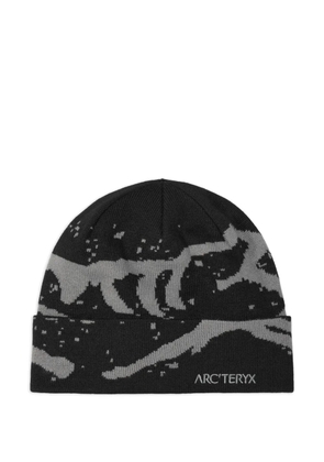 Arc'teryx Grotto graphic-pattern beanie - Black