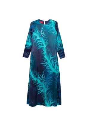 F.R.S For Restless Sleepers long-sleeve maxi dress - Blue