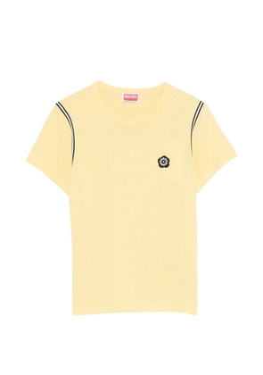 Kenzo logo-appliqué T-shirt - Yellow