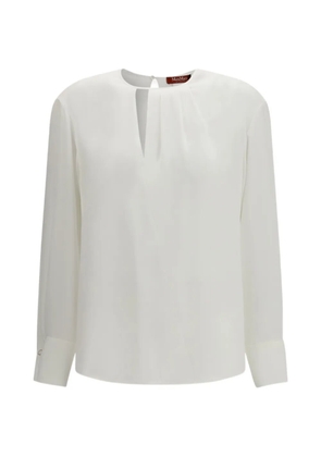 Max Mara long-sleeve blouse - White