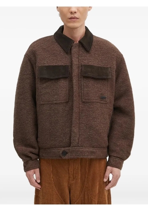 Filling Pieces flap-pocket collared jacket - Brown