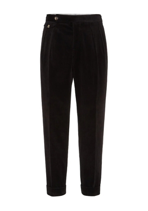 Brunello Cucinelli double-pleats trousers - Black