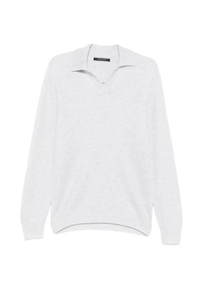 Tagliatore long-sleeves polo shirt - Grey