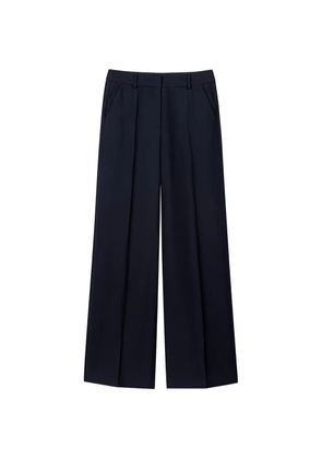 Luisa Cerano gabardine wide-leg trousers - Blue