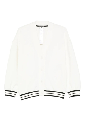 TWINSET striped-trim cardigan - White