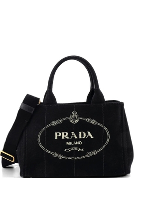 Prada Pre-Owned Canapa Convertible Canvas Mini tote bag - Black