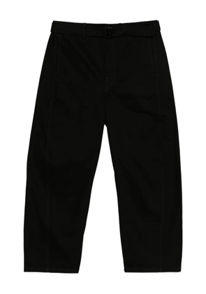 LEMAIRE twisted belted jeans - Black