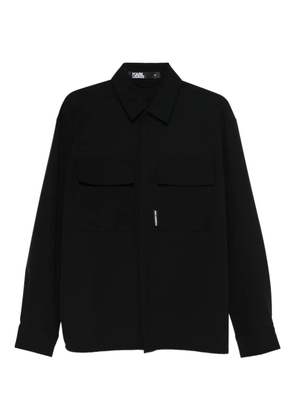 Karl Lagerfeld chest-pockets shirt - Black