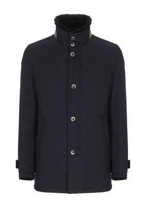 Herno virgin wool coat - Blue