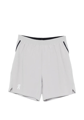 On logo trim shorts - Grey
