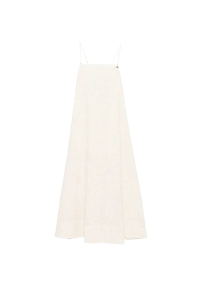 LIU JO floral-pattern sequin dress - Neutrals