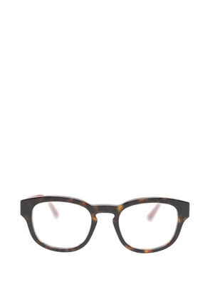 Gucci Eyewear square frame glasses - Brown
