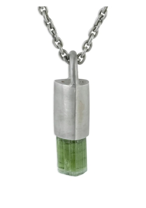 Parts of Four sterling silver Talisman tourmaline necklace