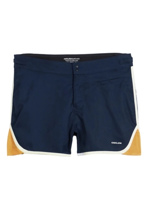 Osklen seventy-texture shorts - Blue
