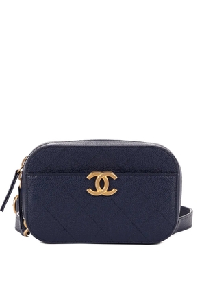 CHANEL Pre-Owned CC quilted shoulder bag - Blue