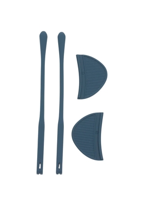 Linda Farrow ribbed sunglasses - Blue