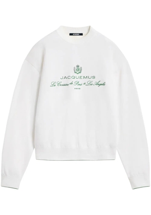 Jacquemus La Maille Venice sweatshirt - White
