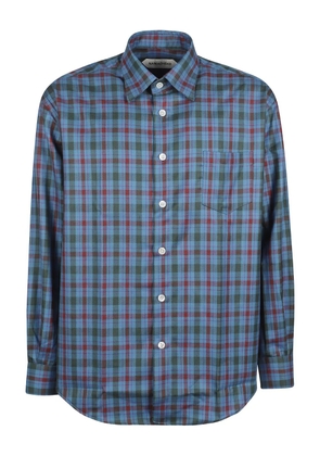 Namacheko check-pattern long-sleeve shirt - Blue