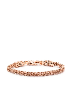 Emanuele Bicocchi braided chain-link bracelet - Pink