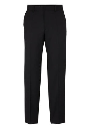 BOSS pressed-crease tailored trousers - Black
