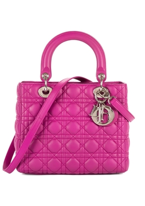 Christian Dior Pre-Owned medium Lady Dior handbag - Pink