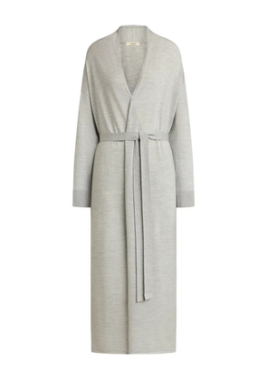 12 STOREEZ belted cardigan - Grey