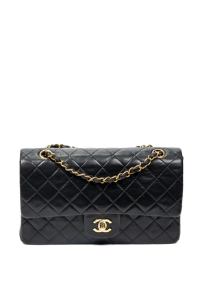 CHANEL Pre-Owned quilted double-flap shoulder bag - Black
