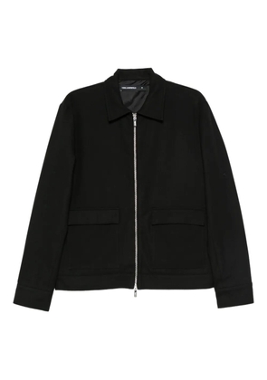 Karl Lagerfeld zip-up shirt jacket - Black