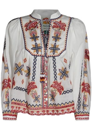FARM Rio embroidered blouse - White