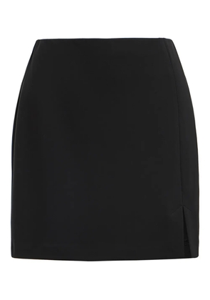 12 STOREEZ crepe mini skirt - Black