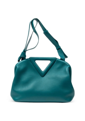 Bottega Veneta Pre-Owned Point leather shoulder bag - Blue