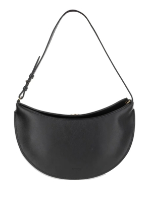 Jacquemus small Oval calfskin leather shoulder bag - Black