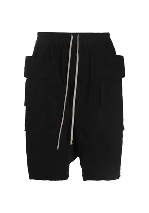 Rick Owens DRKSHDW drawstring cargo shorts - Black