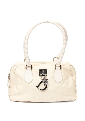 Christian Dior Pre-Owned logo-charm handbag - Neutrals