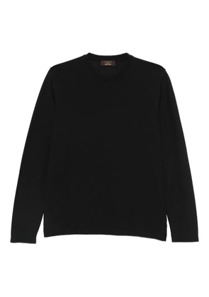Zanone long-sleeve T-shirt - Black