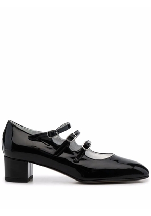Carel Paris Kina 40mm buckled pumps - Black