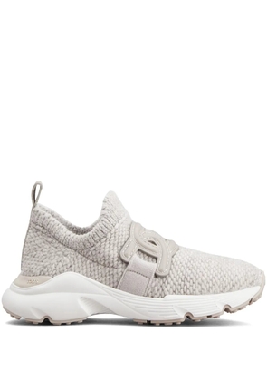 Tod's Kate knitted slip-on trainers - Neutrals