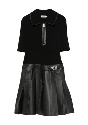 Simkhai Linnie pleated mini dress - Black