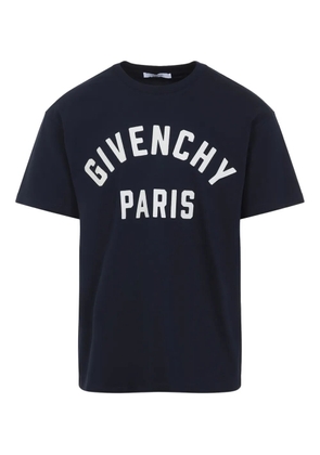 Givenchy lettering-print T-shirt - Blue