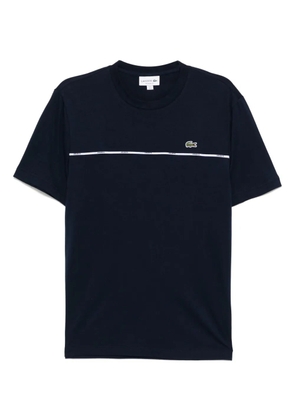 Lacoste logo-trim T-shirt - Blue