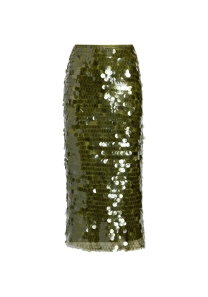 Cinq A Sept Calista sequin skirt - Green