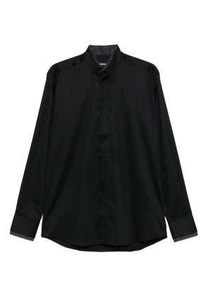 Karl Lagerfeld mandarin-collar shirt - Black