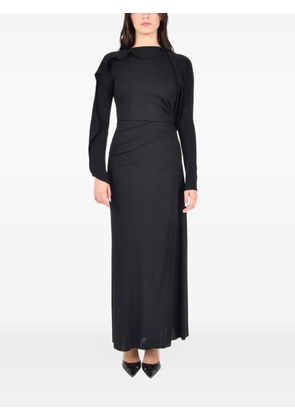 Victoria Beckham ruffled-detail maxi dress - Black