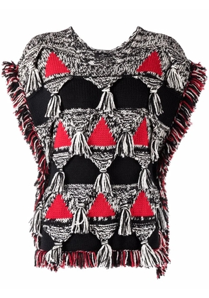 ETRO tassel-detail wool jumper - Black