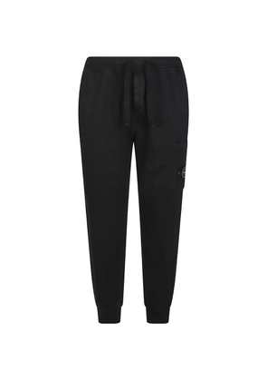 Stone Island logo-detail trousers - Black