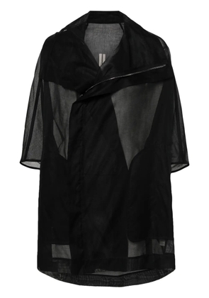Rick Owens semi-sheer jacket - Black