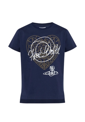Vivienne Westwood print-detail T-shirt - Blue