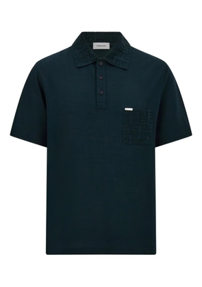 Ferragamo V-neck polo shirt - Green