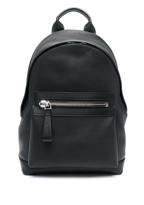 TOM FORD zip-pocket leather backpack - Black