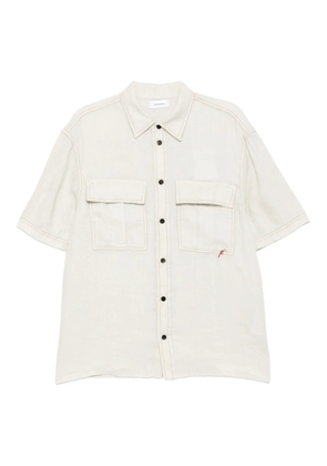 Ferragamo short-sleeves patch-pockets shirt - Neutrals
